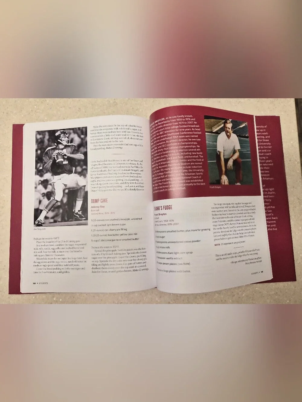 Eat Like the Hogs: A Collection of Favorite Recipes from Razorback Greats